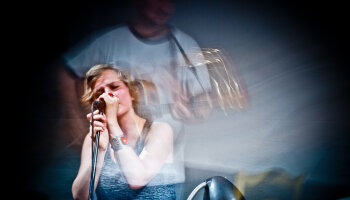 Lucia Piussi to rozbalila s kytarovým doprovodem. Foto: David Konečný